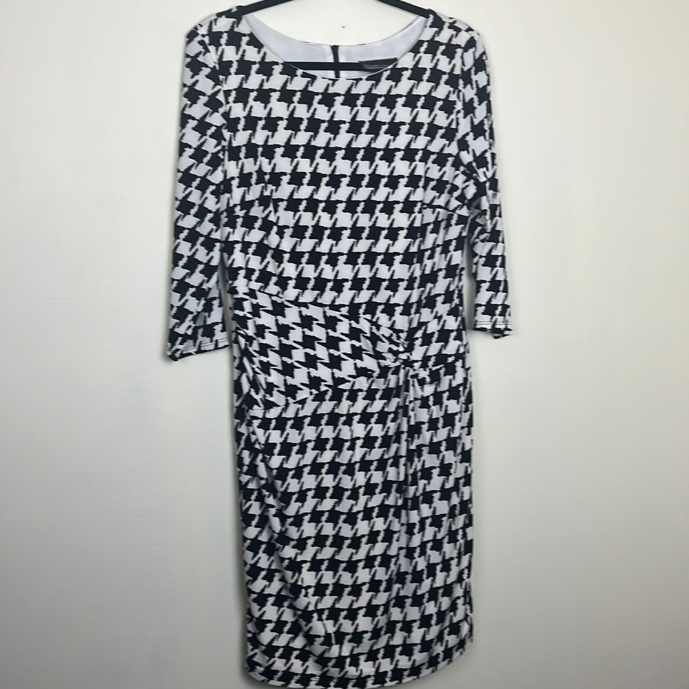 Frank Lyman black, and white dress